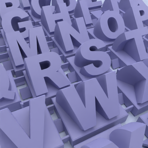 3D Harfler & 3D Letters